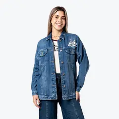 PIONIER - Casaca Denim Mujer Cielo-Looney