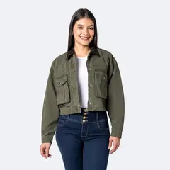 PIONIER - Casaca Drill Mujer Xanthi