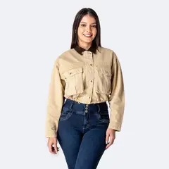 PIONIER - Casaca Drill Mujer Xanthi