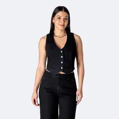 PIONIER - Chaleco Denim Stretch Mujer Medelit
