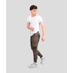 CH CASTRO SPORT - 7024 PANTALON DRILL CARGO JAMES 98% ALGODÓN STRECH HOMBRE