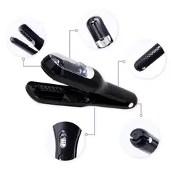 BELLESPA COSMETICS - Recortadora de Puntas Abiertas y Horquillas del Cabello Negro Bellespa