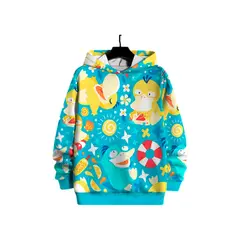 GENERICO - Pokemon Polera Pysduck Estilo Verano Talla 13 14