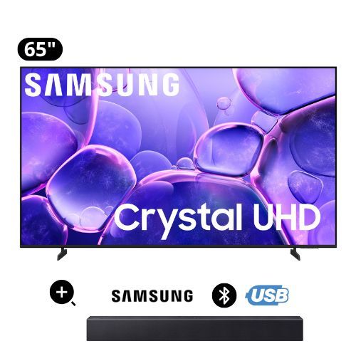 Televisor 65 Crystal UHD 4K Smart TV UN65U8000FGXPE + Soundbar HW-B400