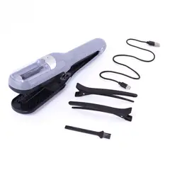 BELLESPA COSMETICS - Recortadora de Puntas Abiertas y Horquillas del Cabello Gris Bellespa