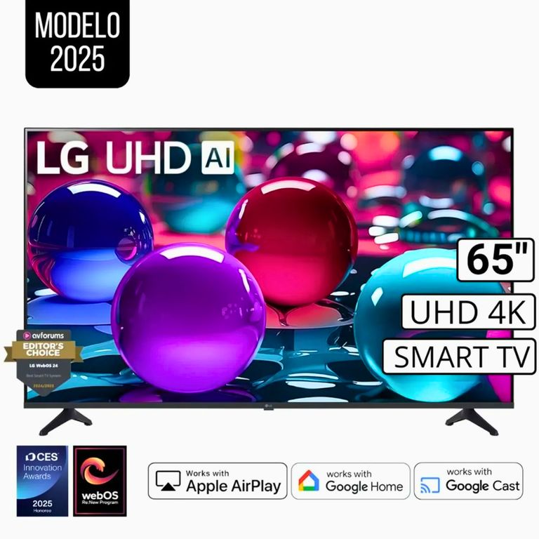 Televisor 65" Smart Tv 4K UHD Thinq Ai 65UA7300PSA Modelo 2025