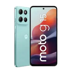 MOTOROLA - Celular Moto G15 4GB + 512 GB Celeste