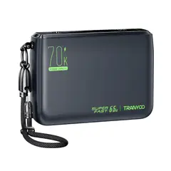 TRANYOO - Power Bank 70000 Mah Carga Rapida 65w Para Laptop Celular