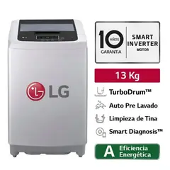LG - Lavadora 13kg Cargasuperior Smart Inverterturbodrum Wt13dpbk