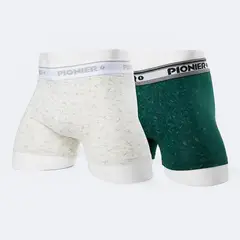 PIONIER - Boxer Two Pack Jersey Full Lycra Hombre Morgan Print