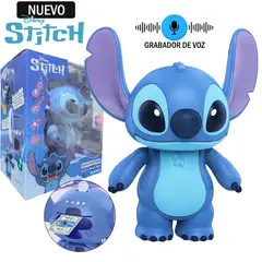 DISNEY CLASICOS - Alcancía Eléctrica de Figura de Stitch con Sonido y Grabador