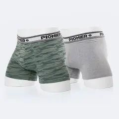 PIONIER - Boxer Two Pack Jersey Full Lycra Hombre Oztul