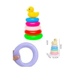 GENERICO - DIDACTICO TORRE DE 5 ANILLOS PARA BEBES