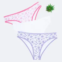 PIONIER - Trusas Tripack Jersey Full Lycra Mujer Kalit-S