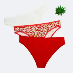 PIONIER - Trusas Tripack Jersey Full Lycra Mujer Litza-S