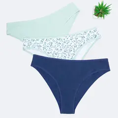 PIONIER - Trusas Tripack Jersey Full Lycra Mujer Loon-S