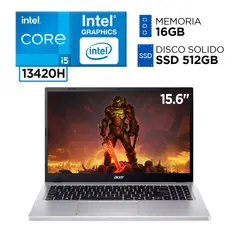 ACER - Laptop Intel Core i5 13420H RAM 16GB SSD 512GB 13va Gen 15.6 FULL HD