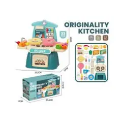 GENERICO - COCINA DE JUGUETE DE 46 PCS LUCES - SONIDO