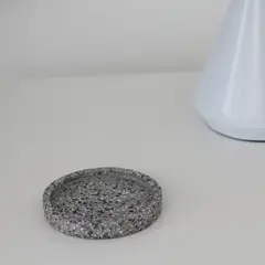 NIABEL - Plato Circular Terrazo Gris