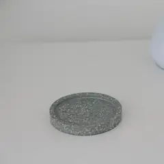 NIABEL - Plato Circular Terrazo Verde Agua