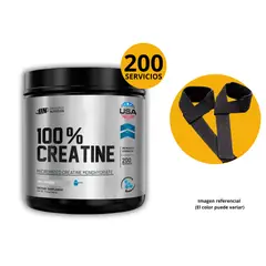 UNIVERSE NUTRITION - CREATINA CREABOLIC 500gr - CREATINA MONOHIDRATADA Y MICRONIZADA+ STRAPS