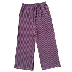 RED CARROT - Palazo niña algodon pima morado