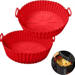 GENERICO - Molde de Silicona Antiadherente para Airfryer Reutilizable