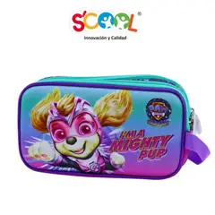SCOOL - CARTUCHERA MAGIC 3D PAW PATROL SKY MIGHTY PUPS