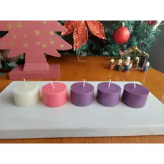 GENERICO - Navidad Mágica PACK DE VELAS DE ADVIENTO