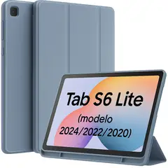 GENERICO - Funda Para Samsung Galaxy Tab S6 Lite 10.4 2022 / 2024 Con Portalápiz