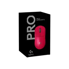 LOGITECH - Mouse Gamer G Pro X Super Light 2 Wireless Lightspeed Magenta