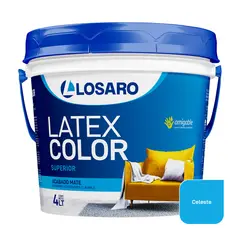 LOSARO - Látex Color color Celeste x 4 Lt. (1.05 Gl.)