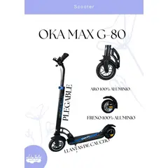 OKA - SCOOTER MAX G-80 AZUL