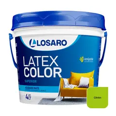 LOSARO - Látex Color color Citrón x 4 Lt. (1.05 Gl.)