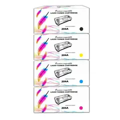 GENERICO - KIT DE TONER HP 204A COMPATIBLE NEGRO Y COLORES