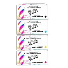 GENERICO - KIT TONER HP 202A COMPATIBLE NEGRO Y COLORES