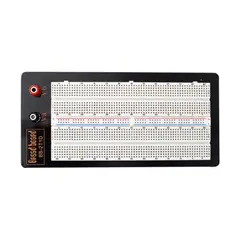 POWER ACOUSTIK - Protoboard Doble 1360 Puntos - Placa De Pruebas Electrónica
