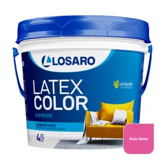 LOSARO - Látex Color color Rosa Bebe x 4 Lt.