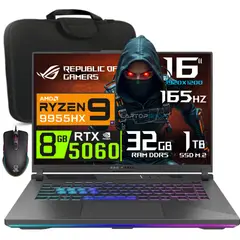 ASUS - Laptop Rog Strix G16 2025 Ryzen 9-9955hx 32gb 1tb Nvidia Rtx5060 8gb