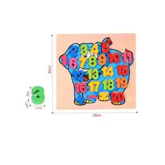 GENERICO - Rompecabeza De Encaje En Forma De Elefante