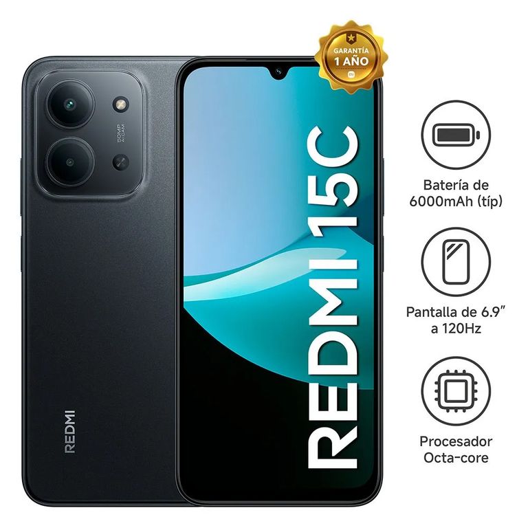 Redmi 15c 256gb 4gb Ram Dual Sim Negro