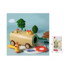 GENERICO - JUEGO IMANTADO PAJARO CARPINTERO MADERA MONTESORI