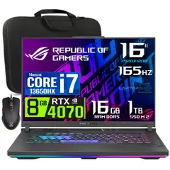 ASUS - Laptop Rog Strix G16 Core I7-13650hx Ram 16gb SSD 1tb Nvidia Rtx4070 8gb