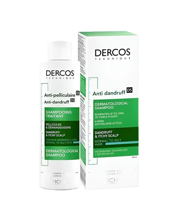 SHAMPOO DERCOS Anticaspa 200ML Cabello Graso Original