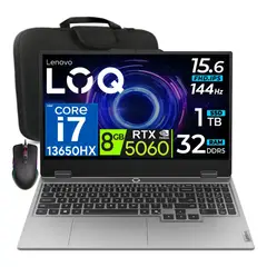 LENOVO - Laptop Loq 15 Core I7-13650hx Ram 32gb 1tb Ssd Nvidia Rtx5060 8gb 15.6 FHD 144hz
