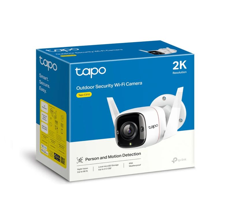 Camara de Seguridad para Exteriores Wi-Fi TAPO C310 V2 2K 2025