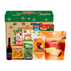 GENERICO - Canasta Navideña C-3 de 10 Productos Incluidos