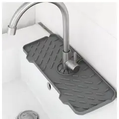 GENERICO - PROTECTOR DE SILICONA GRUESO PARA LAVADERO 38CM - GRIS