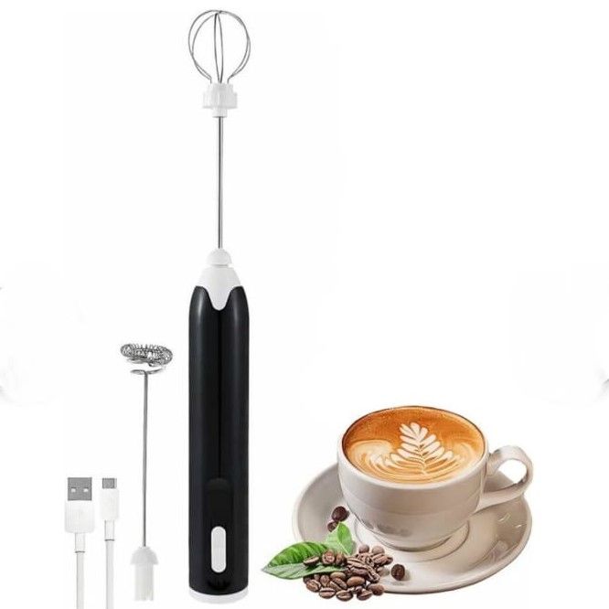 Mini Batidora Eléctrica Recargable para Capuchino