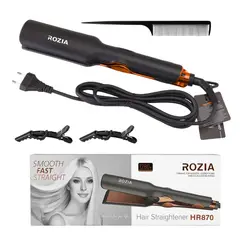 GENERICO - Plancha de Cabello Rozia HR870 Cerámica Pro con Pantalla LCD y Alisado en Segundos